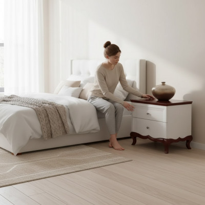 Nachtkastje bijzettafels hout Nieuw Luxe designmeubels Slaapkamer