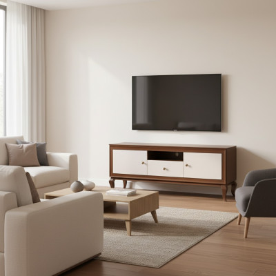 rtv Tv-standaard Sideboard Ladenkast tv Laag dressoir Ladenkasten Houten kast