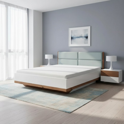 Bed Modern Style Double Beds Luxury Design Bedroom Furniture Wooden Bed