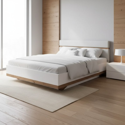 Luxe slaapkamerbedden hotelbed ontwerpinrichting dubbel