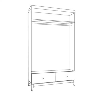 Kledingkast Slaapkamer Kast Wit Modern Hout Luxe Kasten