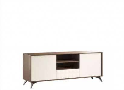 Ontwerp muurkast plank woonkamer tv-standaard houten wandrekken