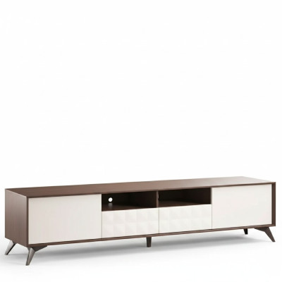 TV-kast Moderne witte luxe televisiestandaard dressoir woonwand rtv