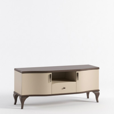 TV-stand woonkamer beige meubels hout sideboard stijl modern