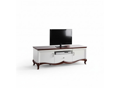 rtv Lowboard tv-standaard Sideboard Hout Luxe wit Woonkamer kast