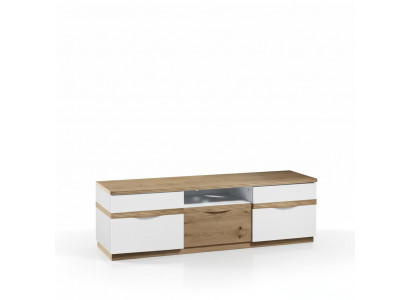 TV standaard tv wand woonwand laagbord wit hoogglans tv standaard