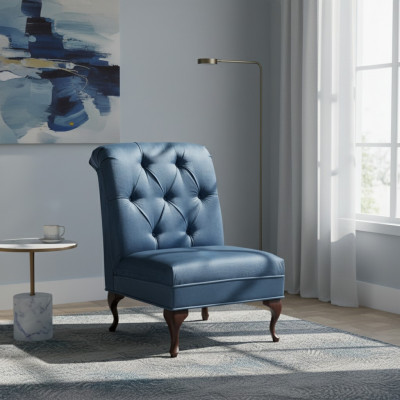 Fauteuil Design Bank Zitter Lounge Club Bekleding Luxe Oor Zit Ontspannen