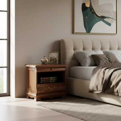 Nachtkastjes bijzettafels hout Nieuwe luxe designer meubels Slaapkamer