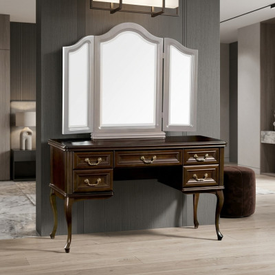 Kaptafel met spiegel Luxe console ladekast slaapkamer barok rococo