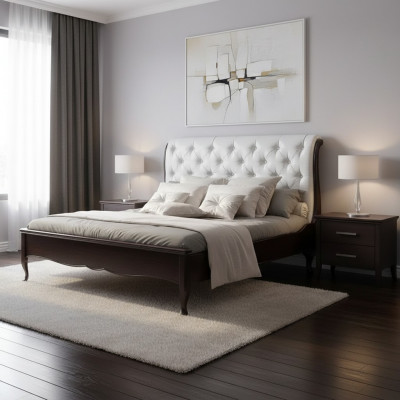 Bed textuur design dubbele bedden luxe modern hotel frame slaapkamer