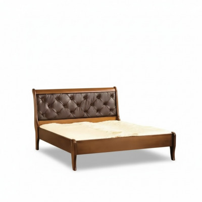 Luxe slaapkamerbed ontwerp gestoffeerd tweepersoons hotelbedden Chesterfield