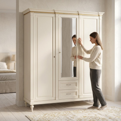 Kledingkast Kast Luxe Houten Kasten Meubels Design Luxe Meubels Slaapkamer