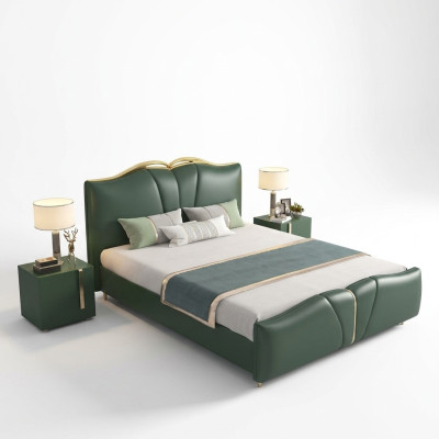 Ontwerp tweepersoonsbed bed slaapkamer meubilair 3-dlg set bedden compleet nachtkastjes