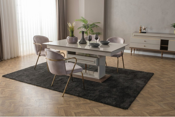 Eettafel Eettafels Tafels Modern Eetkamerontwerper Nieuw Beige