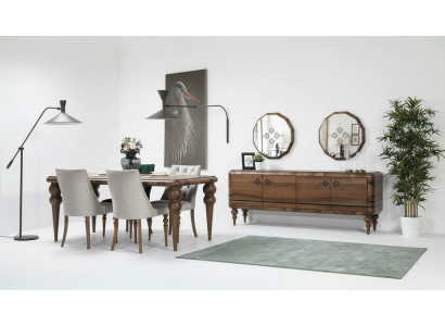 Klassieke bruine dressoir ontwerper luxe houten meubels ladenkast meubels