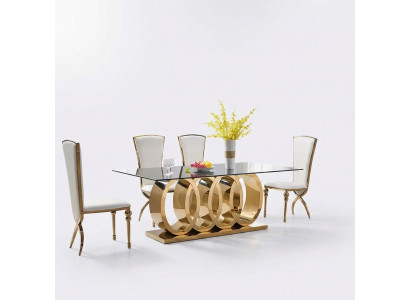Ontwerper eettafel Eetkamer tafels Eetkamer meubels Roestvrijstalen tafel Tafels