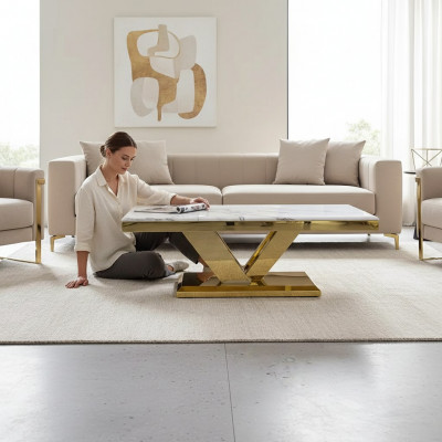 Salontafel Ontwerp Tafel Woonkamer Luxe Salontafels Meubels 130x70 Metaal