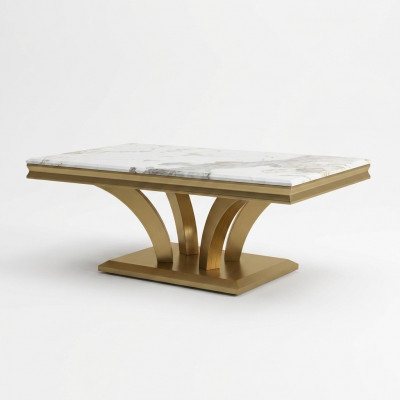 Salontafel Ontwerp Woonkamer Luxe Salontafels Tafels Meubels Goud 115x70