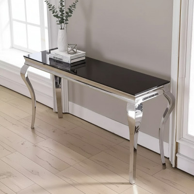 Metalen dressoir roestvrijstalen console tafels dressoir luxe eiken meubelen