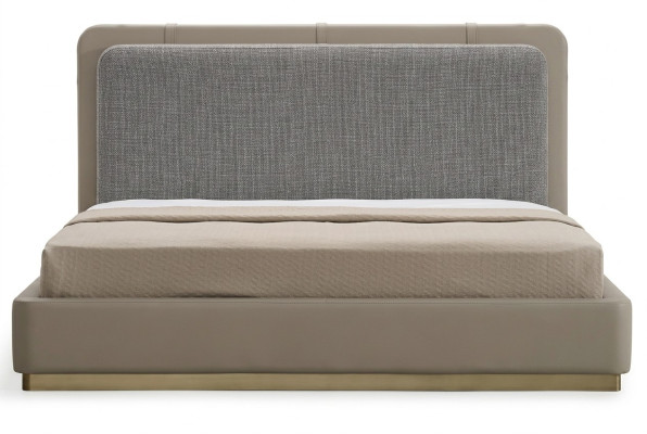 Slaapkamer Beige Bed Hout Modern Ontwerpen 180x200 Design Bedden Meubels