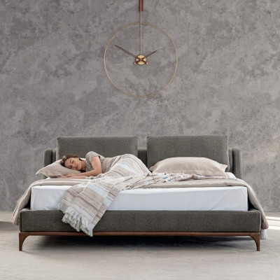 Bedden Slaapkamer Zwart Luxe Design Gestoffeerd Bed Designer Meubels Nieuw