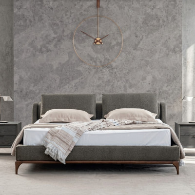 Bedden Slaapkamer Zwart Luxe Design Gestoffeerd Bed Designer Meubels Nieuw
