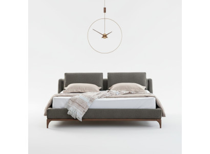 Bedden Slaapkamer Zwart Luxe Design Gestoffeerd Bed Designer Meubels Nieuw