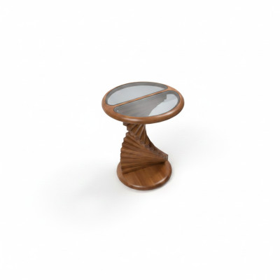 Elegante bijzettafel woonkamer Modern ontwerp Houten traptafel