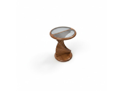 Elegante bijzettafel woonkamer Modern ontwerp Houten traptafel