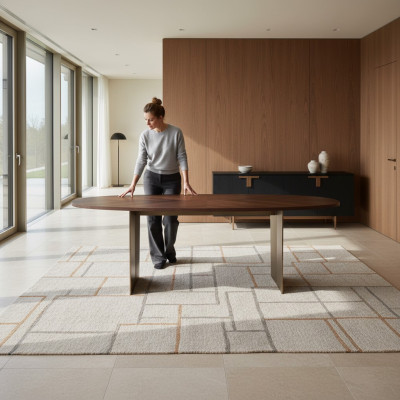 Eettafel Eetkamertafels Modern Luxe Tafel Elegant Ontwerp 230x110cm