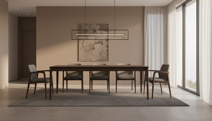 Eettafel Bruin Eetkamertafels Modern Luxe Tafel Elegant Ontwerp