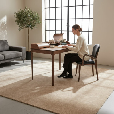Moderne kantoortafel Bruine design bureau Kantoor meubilair Ontwerperstafel