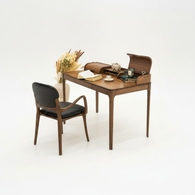 Moderne kantoortafel Bruine design bureau Kantoor meubilair Ontwerperstafel
