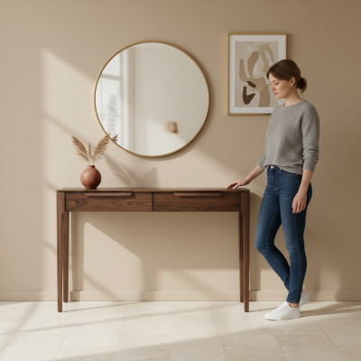 Console tafel woonkamer dressoir secretaire ontwerpen houten tafel luxe