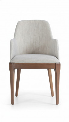 Stoel Hout Luxe Modern Ontwerpen Armstoel Wit Eetkamermeubels