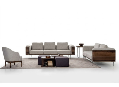 Woonkamerset Luxe Modern Design 2 banken met fauteuil bankstel
