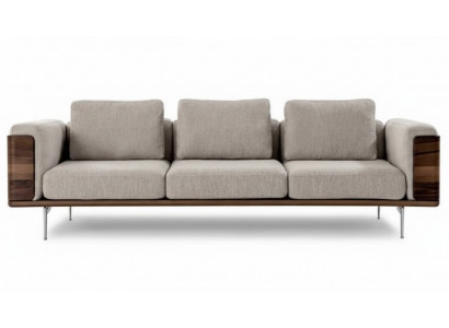 Bank voor woonkamer Luxe Modern Ontwerpen met Armleuningen Driepersoons Ontwerp