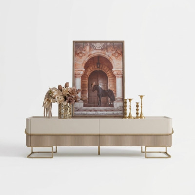Klassieke tv-standaard Sideboard Commode Woonkamerkasten rtv-tv