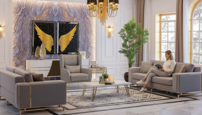 Moderne bankstel 3+2+1 zitsbank meubels luxueus ontwerpen bankstel
