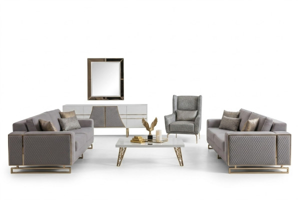 Moderne bankstel 3+2+1 zitsbank meubels luxueus ontwerpen bankstel