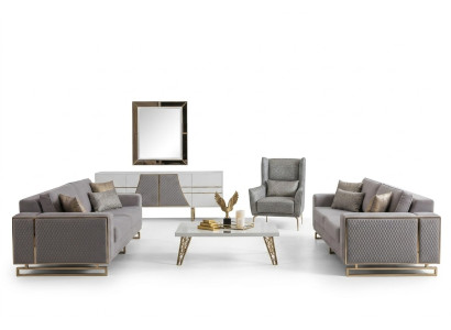 Moderne bankstel 3+2+1 zitsbank meubels luxueus ontwerpen bankstel