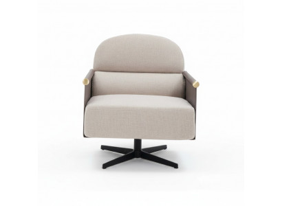 Stijlvolle fauteuil luxe lounge club draaistoel stoel ontwerp woonkamer
