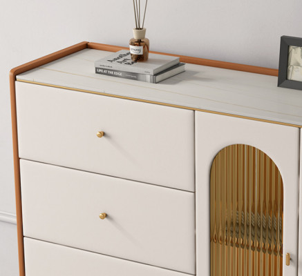 Moderne houten ladekast wit lowboards woonkamerkast nieuw