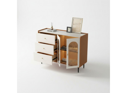 Moderne houten ladekast wit lowboards woonkamerkast nieuw