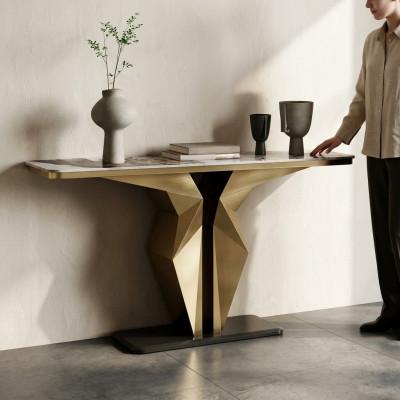 Ontwerp Luxe Console Tafel Console Sideboard Goud Woonkamer Meubels Nieuw