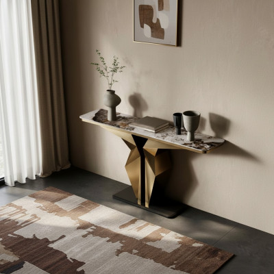 Ontwerp Luxe Console Tafel Console Sideboard Goud Woonkamer Meubels Nieuw