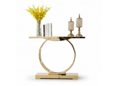 Console Luxe dressoir console tafel dressoir roestvrij staal woonkamer nieuw