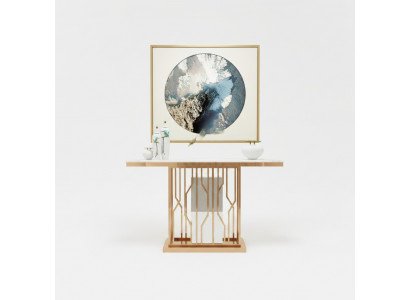 Ontwerper luxe console tafel consoles roestvrij staal ontwerp goud modern nieuw