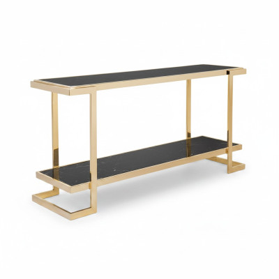 Woonkamer console tafel modern luxueus roestvrijstalen tafel console goud