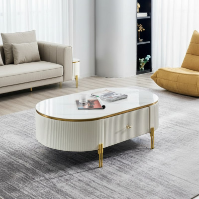 Luxe moderne salontafel tafel design koffietafel woonkamer bijzettafel